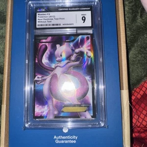 Mewtwo EXPokémon (2012)Next Destinies Test PrintWithout Text - LOW POP! - Picture 1 of 8