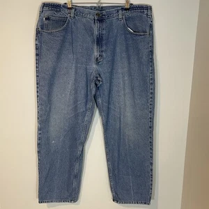 LL Bean Jeans Mens 44x30* Relaxed Fit Workwear Double L Comfort Waist Denim Vtg - Picture 1 of 9