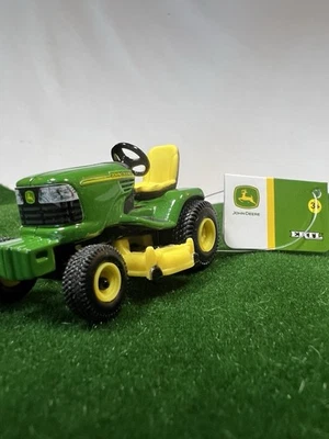 John Deer Lawn Mower Tractor Ertl Farm Toy 1/64 New With Tag - Image 1 of 4