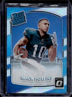 2017 Donruss Optic Mack Hollins Holo Rated Rookie #161 Eagles - Image 1 of 2