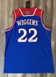 Andrew Wiggins Signed Kansas Jayhawks College University Jersey NBA Champ Proof - Picture 1 of 7