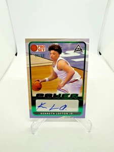 2021-22 Leaf Pro Set Power Base Foil /50 Kenneth Lofton Jr Auto!! - Picture 1 of 2