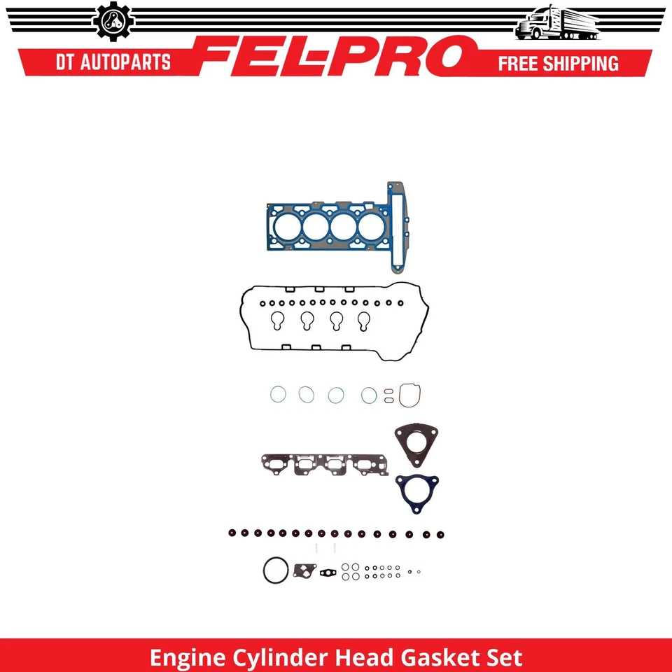 适用于 2004 - 2005 年雪佛兰 Classic 2.2L L4 发动机气缸盖垫圈套件 Fel-Pro — 第 1/1 张图片