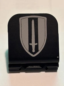 USARV Vietnam Shoulder Patch Laser Etched Aluminum Hat Clip Brim-it - Picture 1 of 9