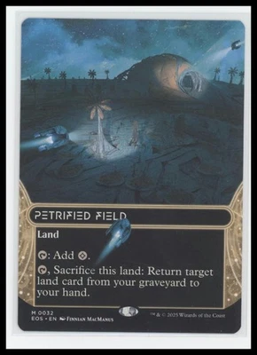 🪨 MTG Petrified Field (Borderless) – Edge of Eternities Rare Land 🌄 - Image 1 of 2