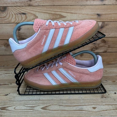 Adidas Trainers Womens Size UK 5 Gazelle Indoor Wonder Clay Originals Shoes - Image 1 of 4