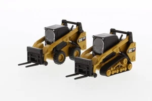 Set of 2 - Cat 272 Skid Steer & Cat 297 Multi Terrain Loader 1/64 Scale Model - Picture 1 of 6