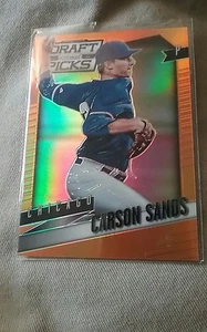 2014 Panini Draft Carson Sands Orange Parallel 31 / 60 #1 Chicago Cubs - Picture 1 of 2