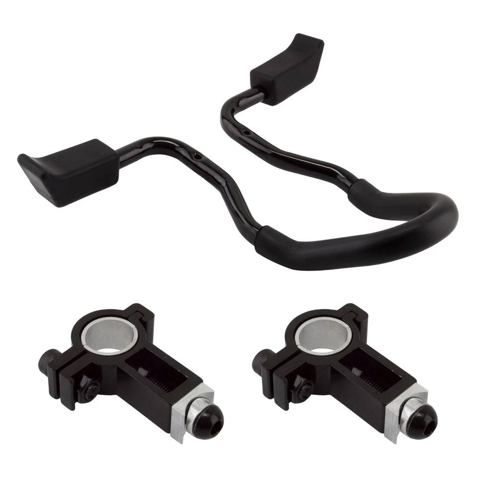 Manillar de aleación para bicicleta Tri-Bar Sunlite negro 25,4 mm Foto 1 de 1