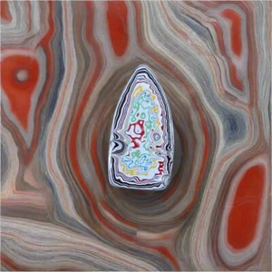 Camion storico Kenworth Fordite Cabochon 29,99 ct - 50 x 25 mm - per creazione gioielli - Foto 1 di 4