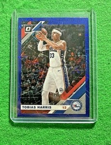 TOBIAS HARRIS PRIZM BLUE VELOCITY CARD PHILADELPHIA 76ERS 2019-20 DONRUSS OPTIC 