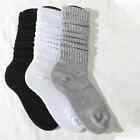 3 Pairs Womens Grey Black White Mid Length Lolita Bubble Breathable Socks