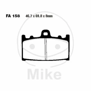 PAIR OF PADS EBC HH FA158HH 732.86.77 HUSABERG 600 FE 2000-2000 - Picture 1 of 1