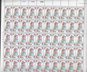 MEXICO $.50 "CHRISTMAS OF 1981" Sc#1252 FULL SHEET OF 50 STAMPS CV$15 (A47)* - Picture 1 of 1