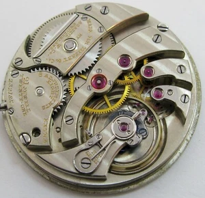 Quality Tiffany Agassiz Pocket Watch Movement for parts .. 38.7 mm fit Open Face - Picture 1 of 5