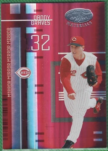 Espejo rojo Leaf Danny Graves #152 2005 materiales certificados/100 - Imagen 1 de 2