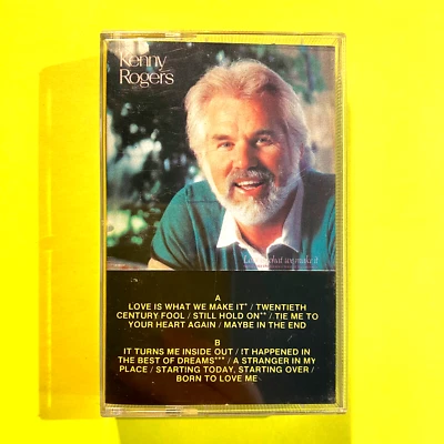 KENNY ROGERS Love Is What We Make It CASSETTE TAPE - Image 1 of 4