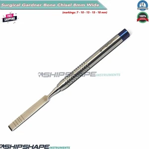 Surgical Gardner Bone Chisel 8mm, No. 1, Premium Quality German Stainless Steel - Bild 1 von 8