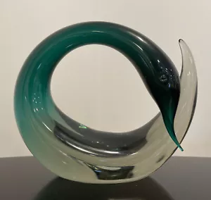 Salviati MCM Bird Sculpture Murano Vetri Glass Artist Signed L.G. - Picture 1 of 4