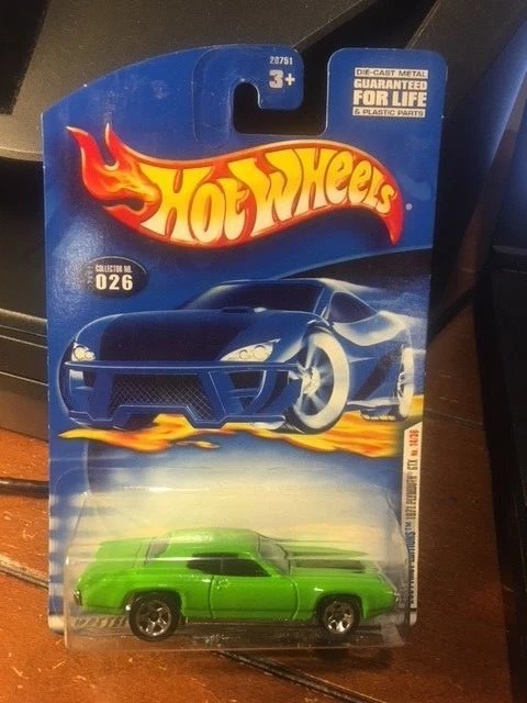 Tarjeta lisa Hot Wheels 2001 primeras ediciones 1971 Plymouth GTX #26 Foto 1 de 1