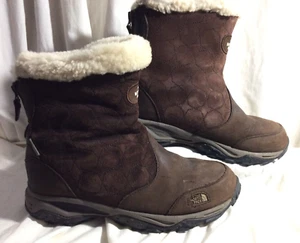The NORTH FACE Mujer 8 Marrón Primaloft Aislado Impermeable Botas de Invierno Usadas en Excelente Condición - Imagen 1 de 8