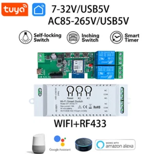 Módulo de retransmisión de conmutador WiFi Tuya de 12 V 24 V control remoto inteligente temporizador aplicación de teléfono - Imagen 1 de 14
