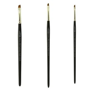 AS-82 Kolinsky Pure Sable Angle Shader Brush Set 3 pcs - Picture 1 of 5