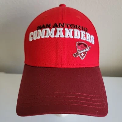 初学者男式圣安东尼奥指挥官联盟美式橄榄球绑带帽 — 第 1/4 张图片