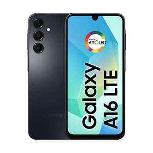 Samsung Galaxy A16 4G (SM-A165) GSM sbloccato doppia SIM 6,7" 128GB+4GB nero nuovo - Foto 1 di 9