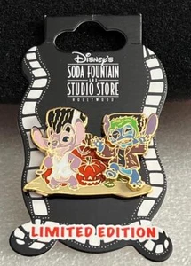 Prendedor Disney DSF Stitch & Angel como Frankenstein Monstruo y Novia Halloween LE 300 - Imagen 1 de 1