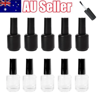 5/10/20Pcs 15ml Nail Polish Bottle Empty Refillable Nail Polish Bottle Container - image 1 of 4