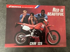Catalogue / Brochure publicitaire HONDA CRM 125 RED IS BEAUTIFUL J47 - Imagen 1 de 2