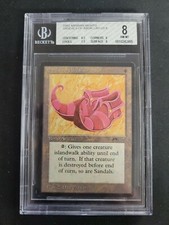 MTG Sandals of Abdallah Arabian Nights BGS Graded 8 NM-MT