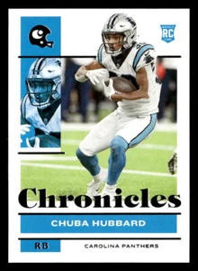 2021 Chronicles Football Chuba Hubbard #15 RC Carolina Panthers - Picture 1 of 2