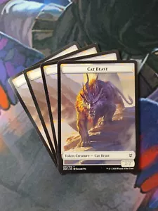 Ficha Cat Beast x 4 | Zendikar Rising | % de descuento 2+* | Casi nueva | Como nueva - Imagen 1 de 1