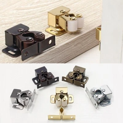 4x-8x Doppel-Rollenschnäpper Möbelschnäpper verstellbar Verschluss Universal Neu - Bild 1 von 4