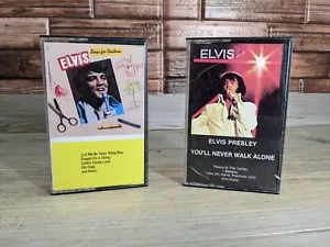 Elvis Presley 2 Cassette Bundle Sings For Children & You'll Never Walk Alone - Imagen 1 de 13