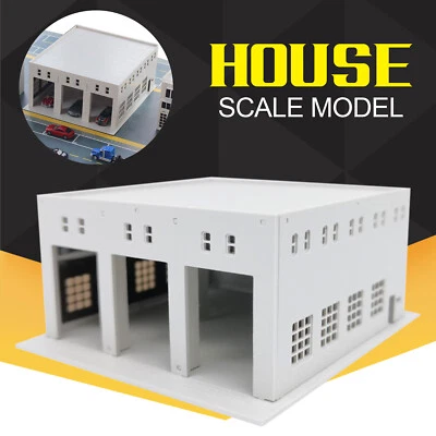 1:87 HO Scale Outland Models Railway Layout Model Train Engine House 3 Stall - Image 1 of 4
