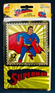 Superman ~ 1998 Briefmarkensammlerstücke (nie geöffnet) Folien-Notizkarten ~ USA Postamt - Bild 1 von 2