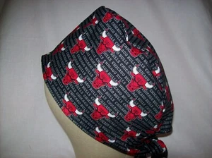 Men/Women Surgical Scrub Cap Lined Chicago Very Cool 100% Cotton - Picture 1 of 3