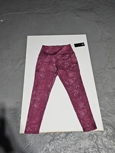 LEGEND Women’s PINK High Waisted Full Length Yoga Leggings Pants Size SMALL Nwt - Picture 1 of 4