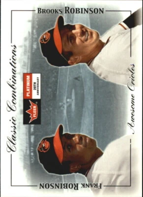 2001 Fleer Platinum Classic Combinations #34 F.Robinson B.Robinson /2000 - NM-MT - Image 1 of 2