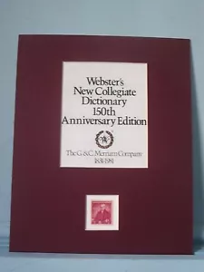 Noah Webster prepara il dizionario Webster onorato dal proprio francobollo - Foto 1 di 1