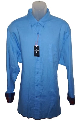 Cremieux Long Sleeve Shirt XXL Blue Lightweight Cotton NWT (DC934) - Image 1 of 4