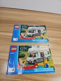LEGO City 60057 1 & 2 Books  Camper Van Instructions Only 