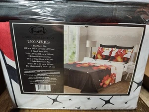 Unidos Collection King Blatt Set 6-teilig 2500 Serie Liebe/Herzen faltenfrei 14' - Bild 1 von 2