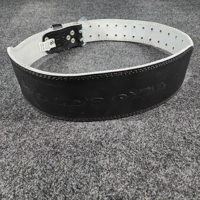 Cinturón de levantamiento de pesas Gold's Gym cuero partido espuma acolchado talla grande-X grande Foto 1 de 4