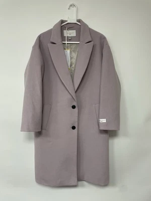 Gianni Feraud Femme Women's Olive Coat Mid Length Lilac Size Small Item 490593 - Image 1 of 4