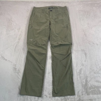 Arc'teryx Relaxed Fit Pants Women 8 Green Cargo Pockets Outdoor Hiking Corpcore - Image 1 of 4