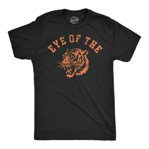 Camisetas divertidas para hombre Ojo del tigre sarcástico gráfico novedad camiseta para hombre - Imagen 1 de 7